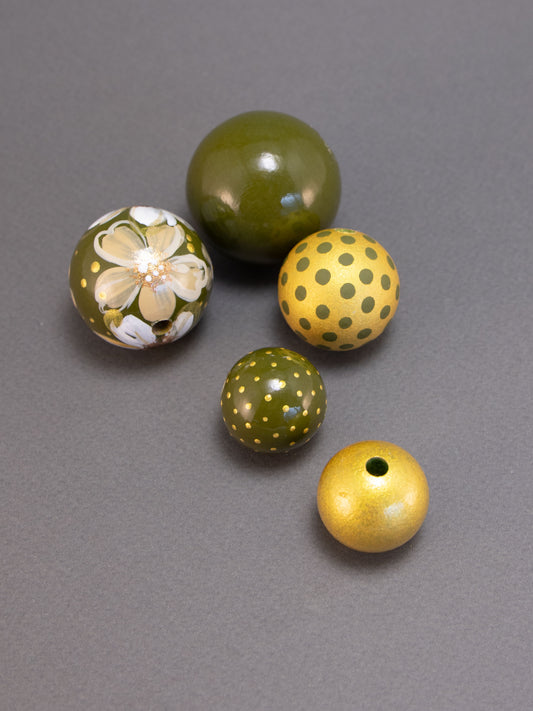 Anna Wooden Beads Set