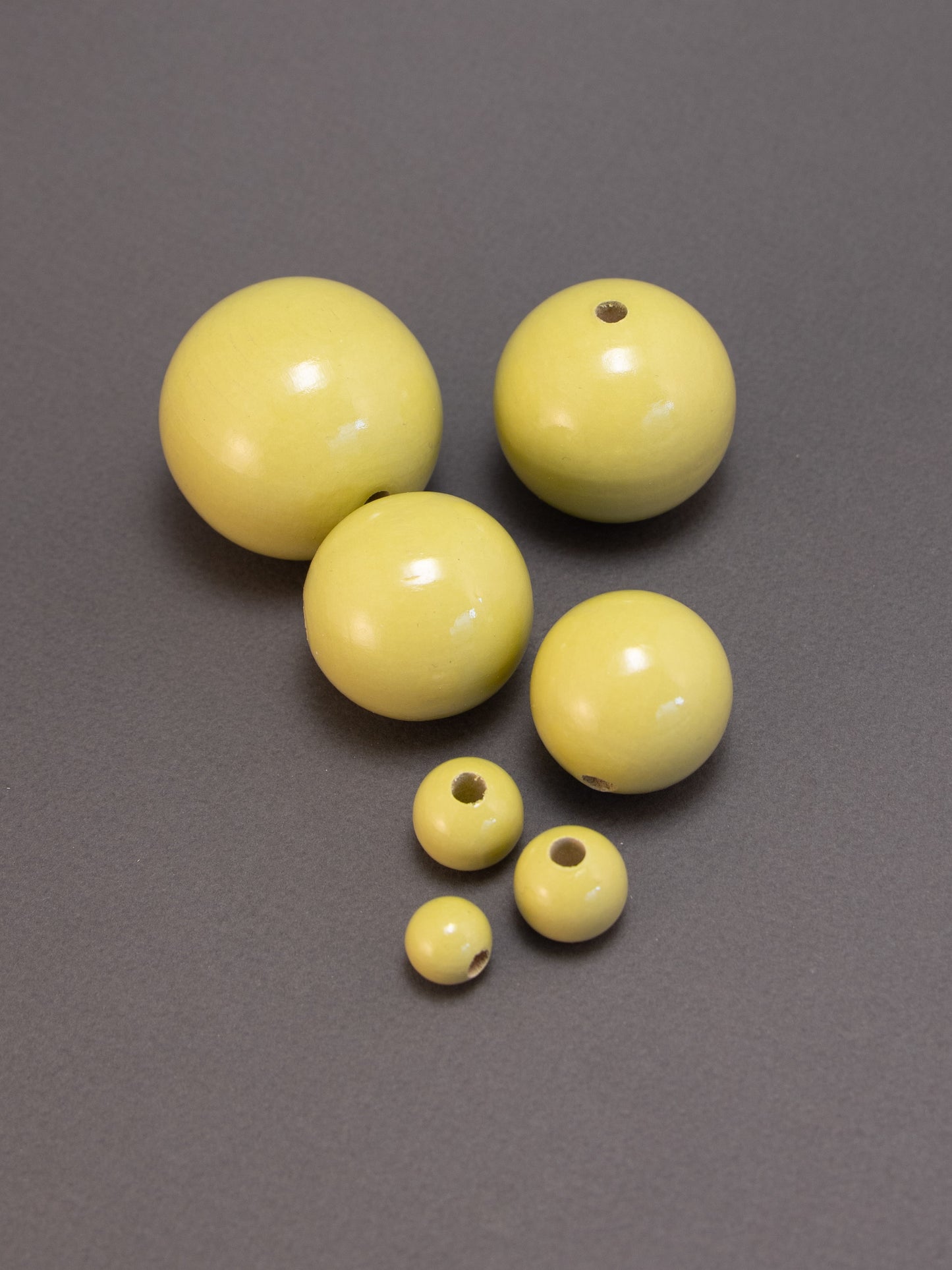 Light Olive Wooden Bead