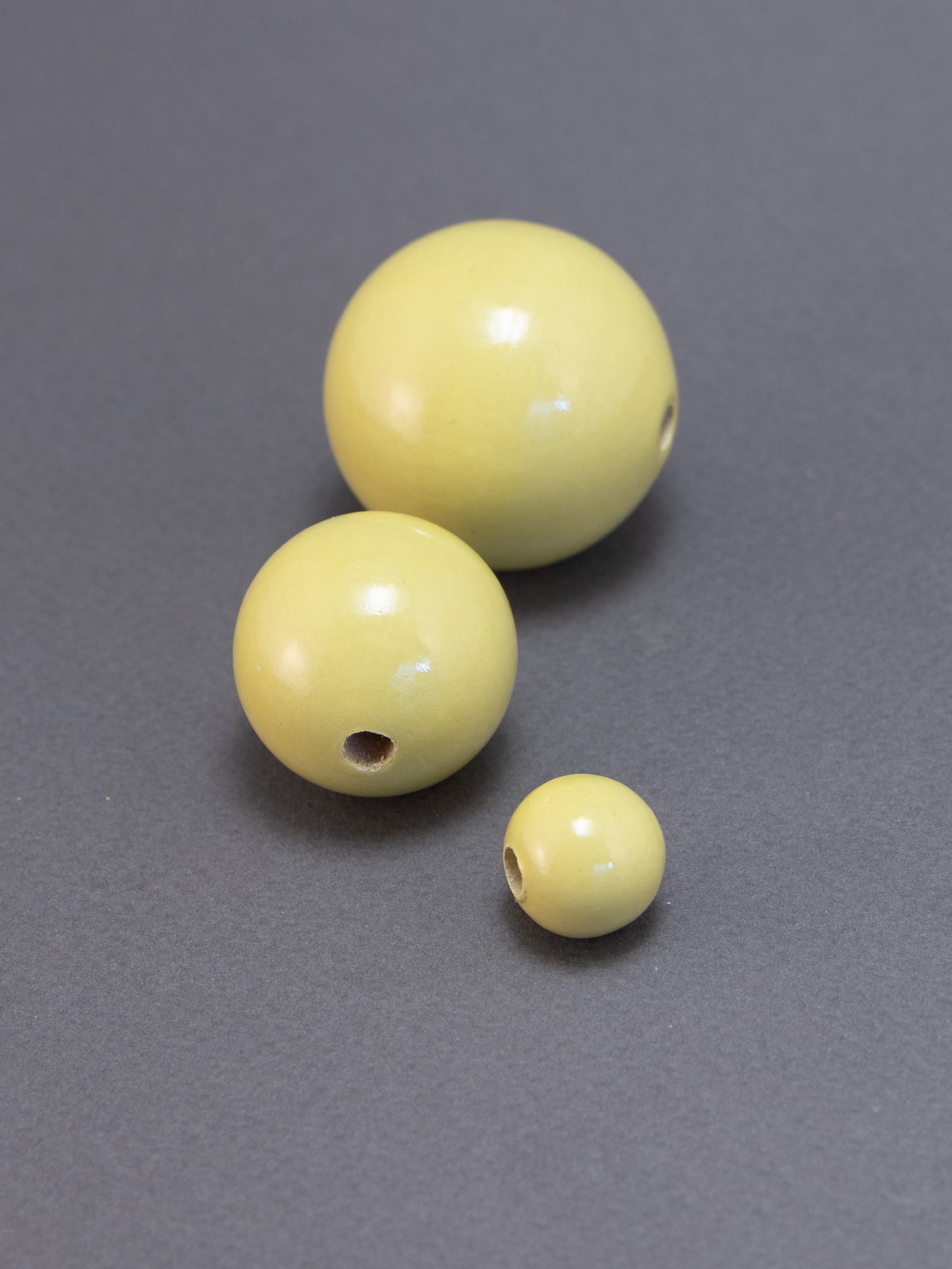 Light Olive Wooden Bead