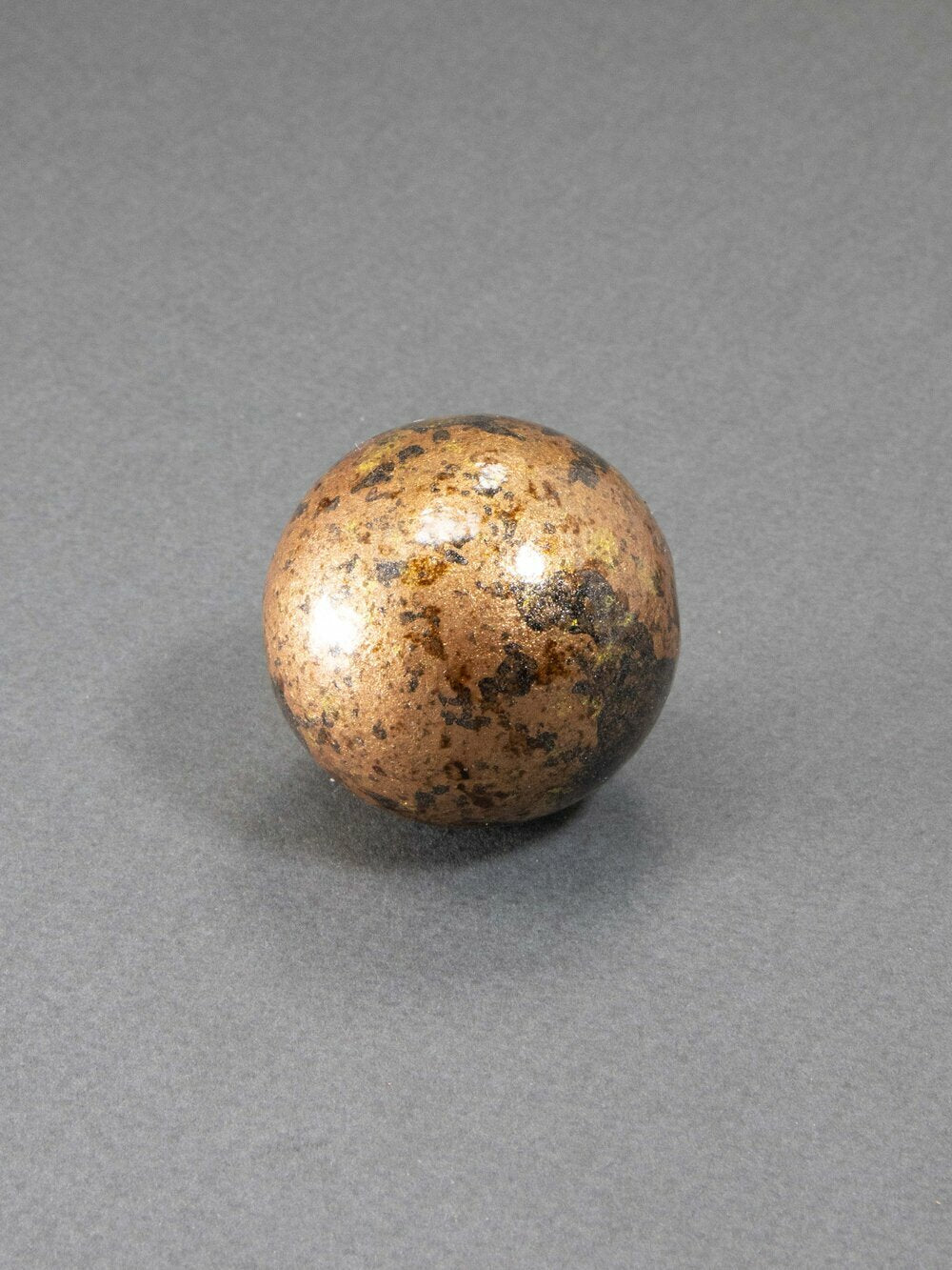 Antique Brown Brushed Wooden Bead