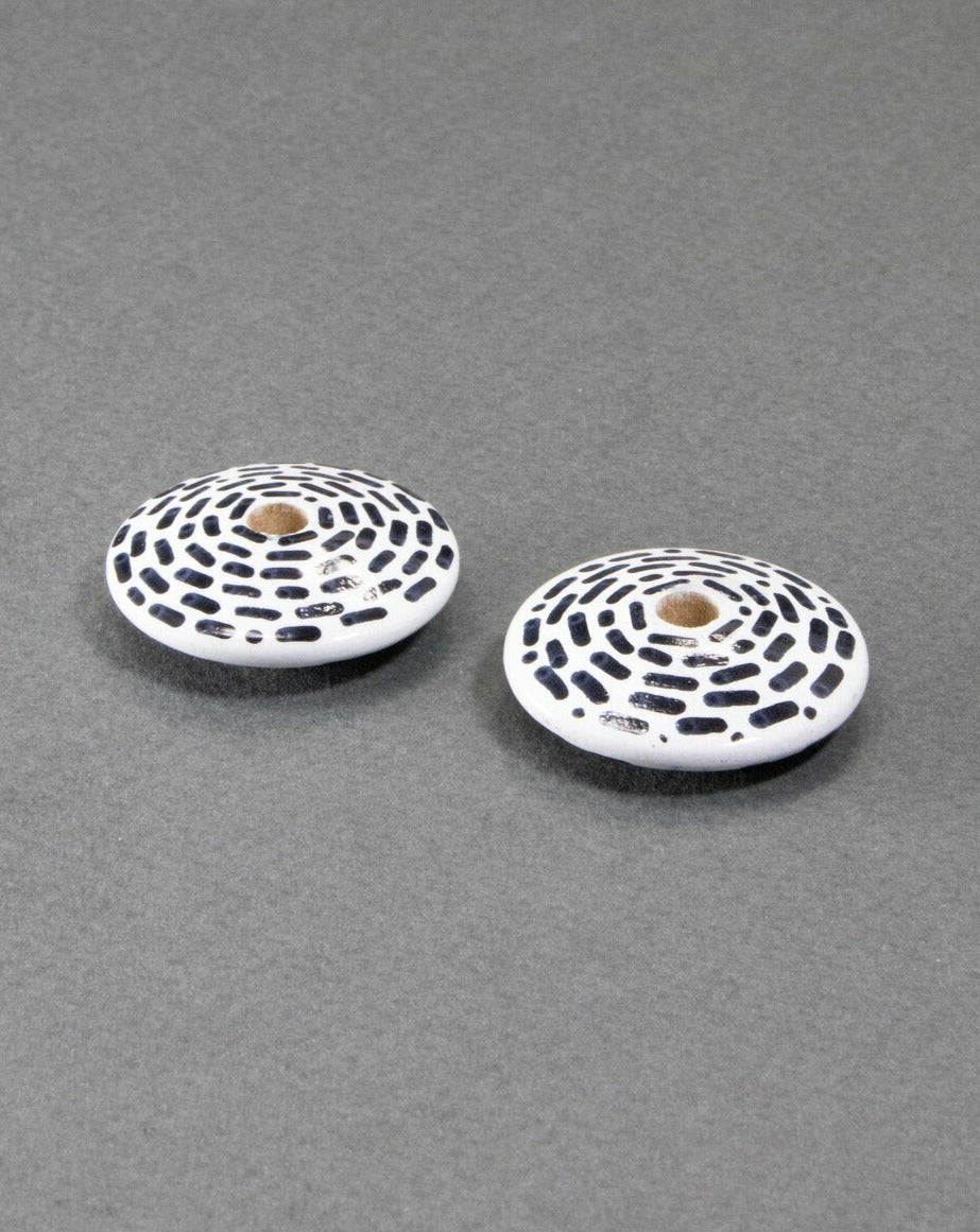 Medium Flat Wooden Beads Set 1