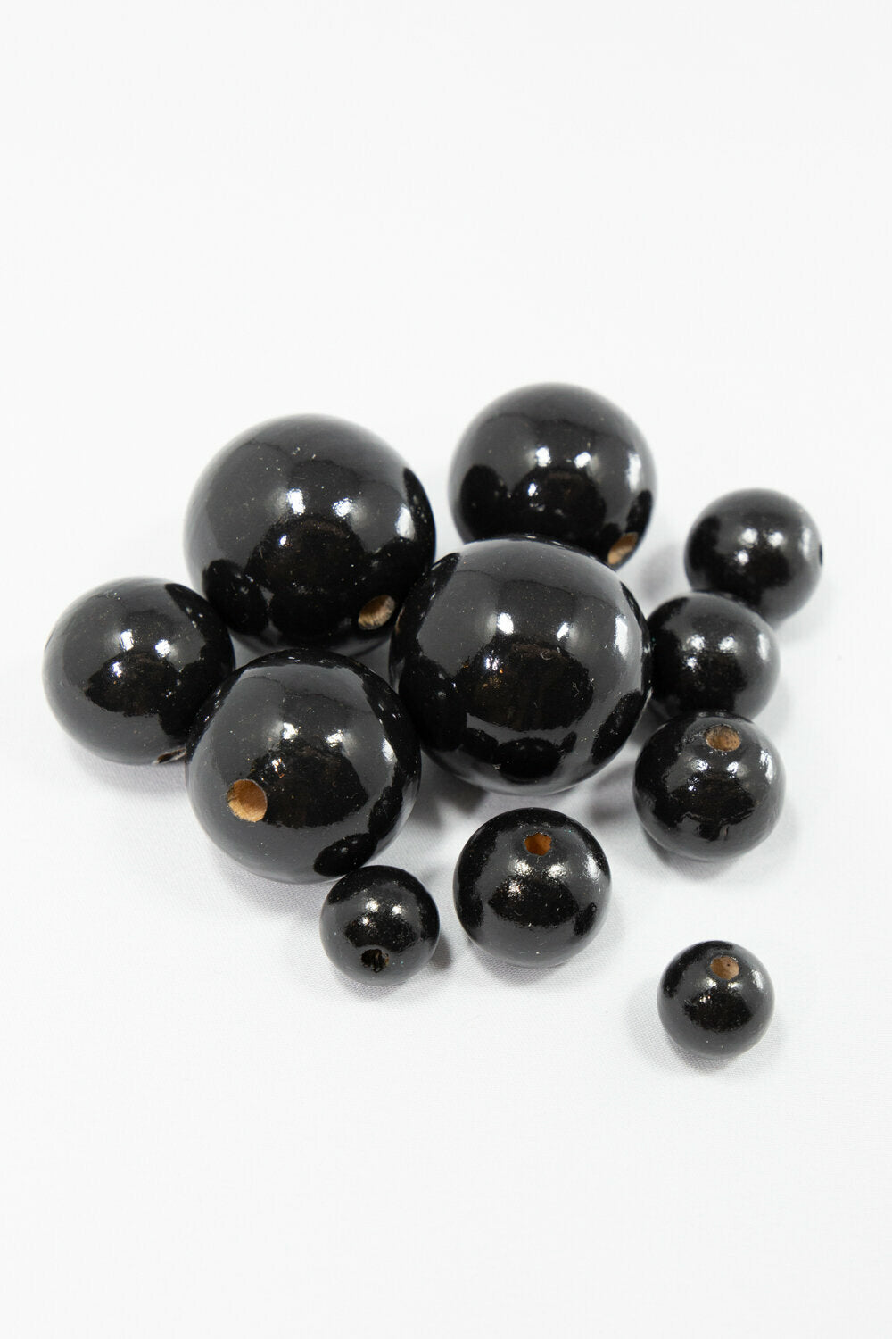 Black Wooden Bead