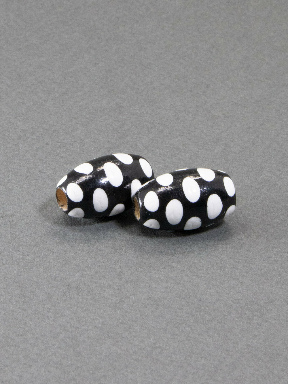 Black Wooden Set in Bean Shape 1