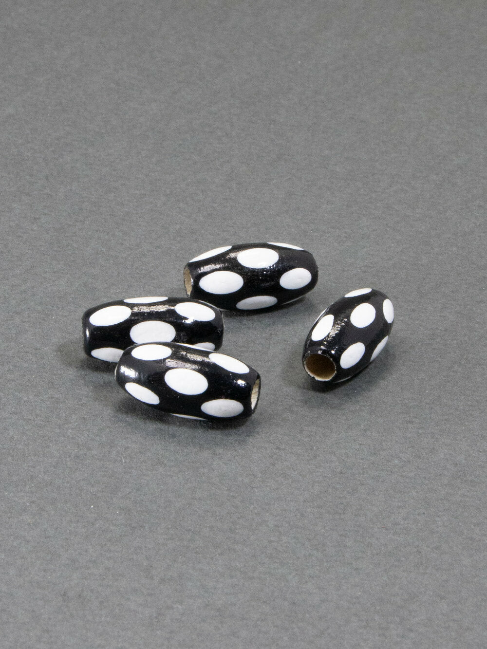 Black Wooden Set in Bean Shape 3