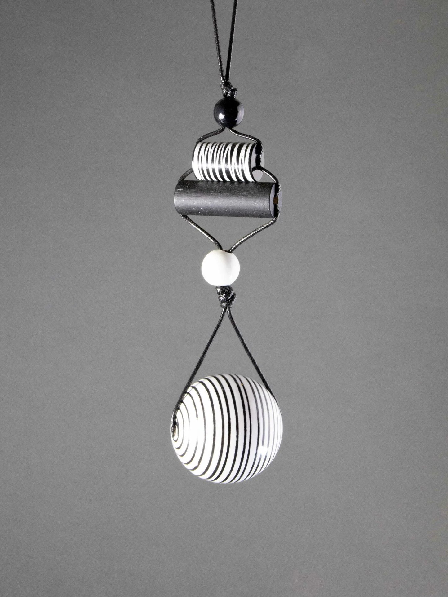 Geometrical Beaded Pendant