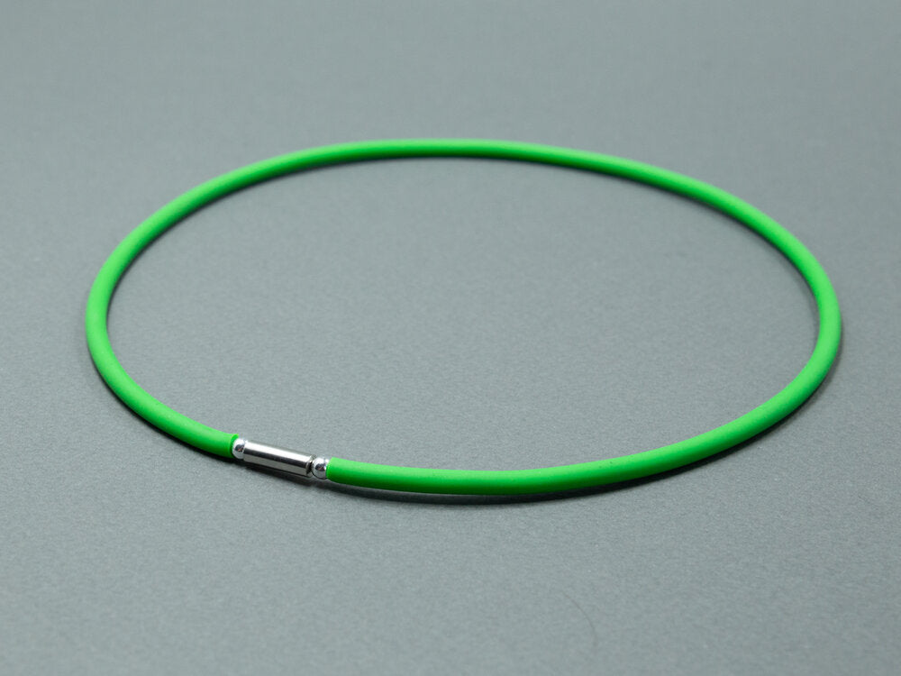 Collare Caucciù Verde Erba
