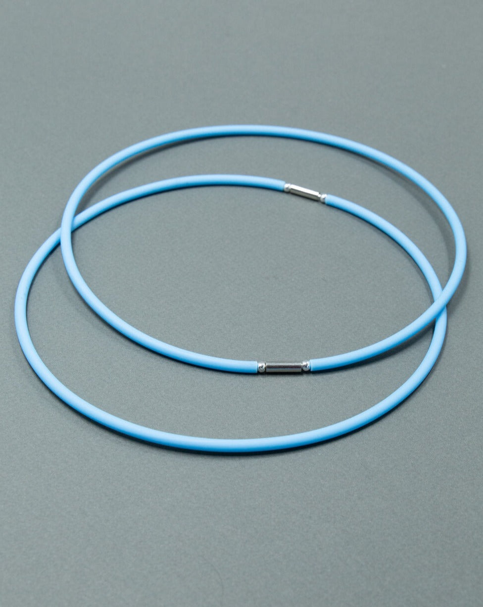 Collare Caucciù Azzurro