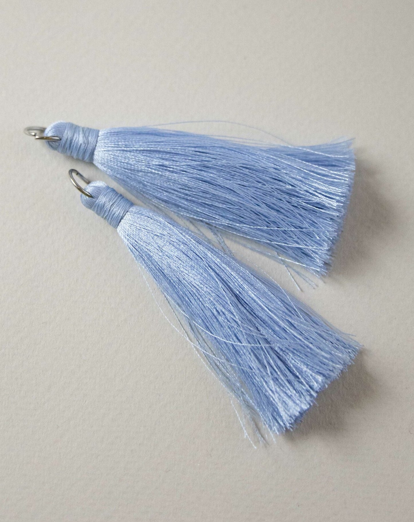 Light Blue Silk Tassel