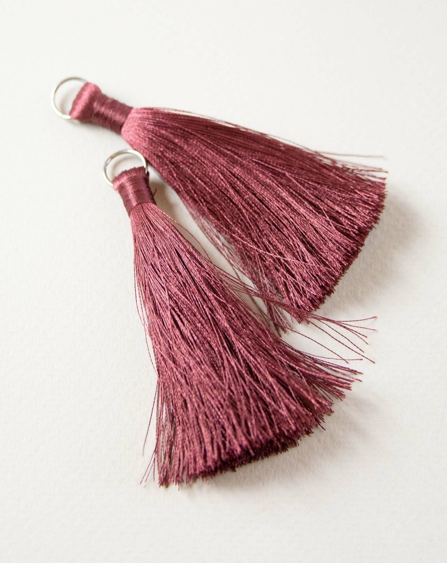 Light Cherry Silk Tassel