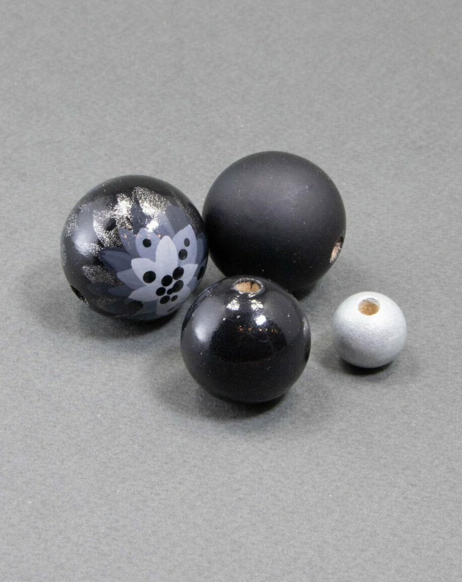Night Flower Story Wooden Beads Set