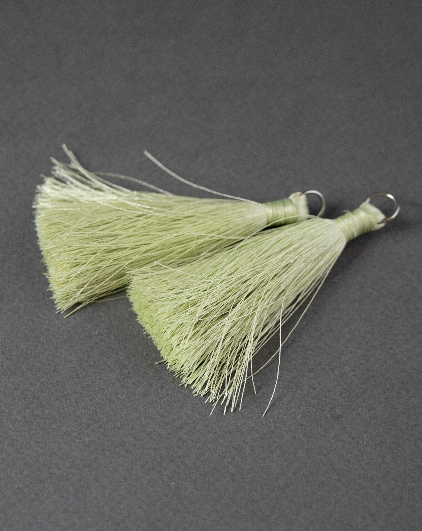 Pale Green Silk Tassel