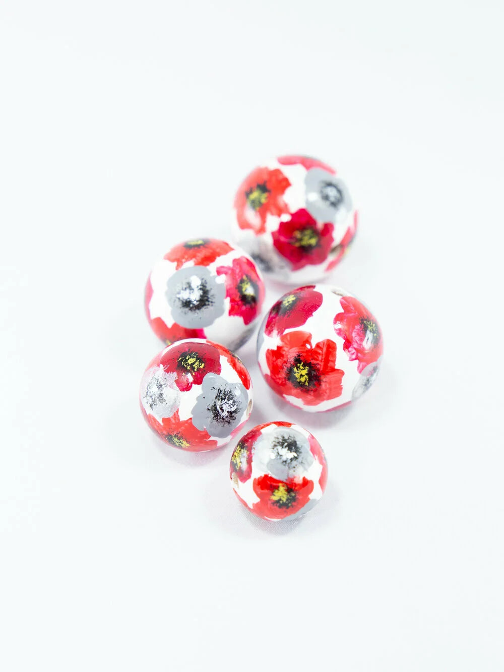 Poppyseed Garden Wooden Bead