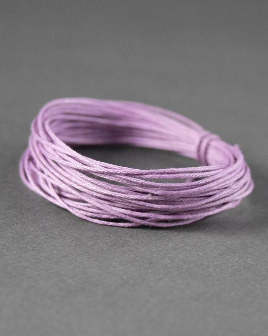 Waxed Cotton Cord in Lilac