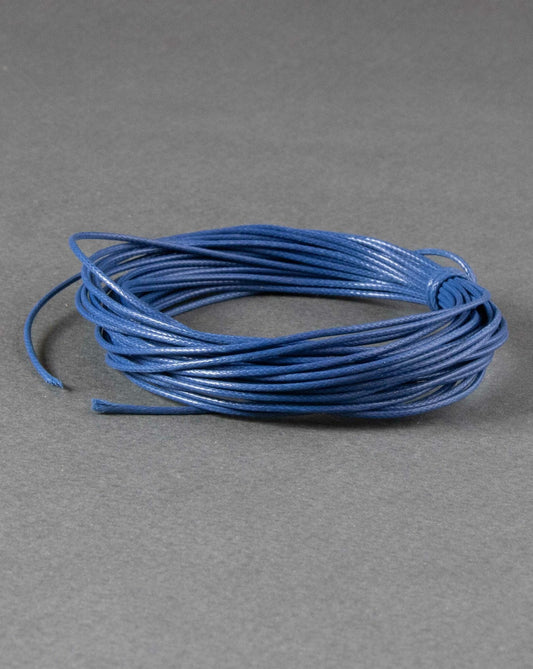 Waxed Polyester Cord in Prussian Blue