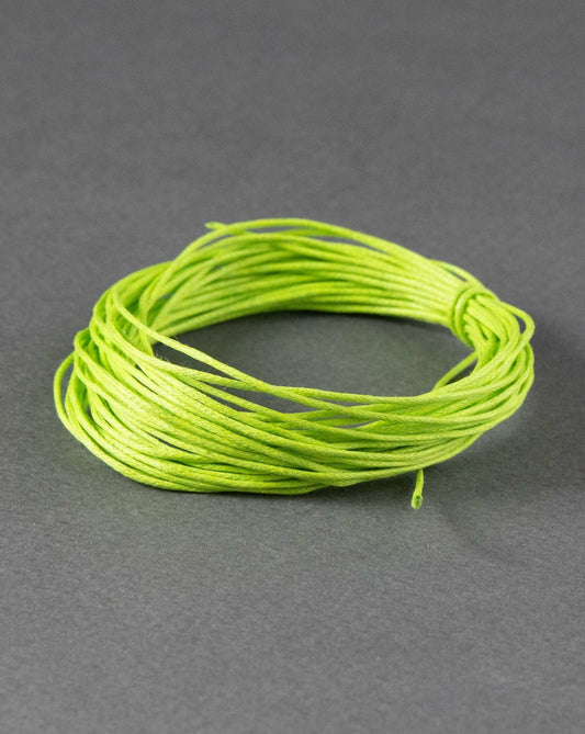 Waxed Cotton Cord in Spring Green