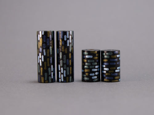 Perlina di legno Amalfi Night a forma di cilindro