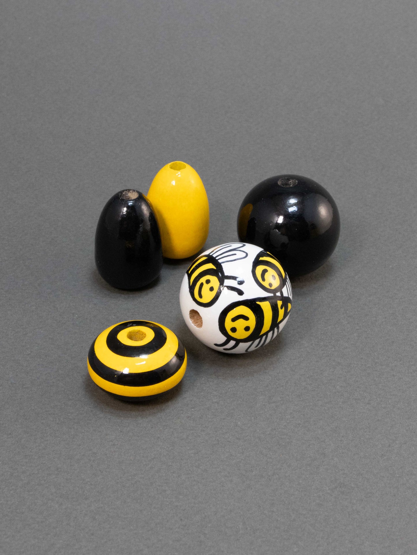 Bees Wooden Beads Set