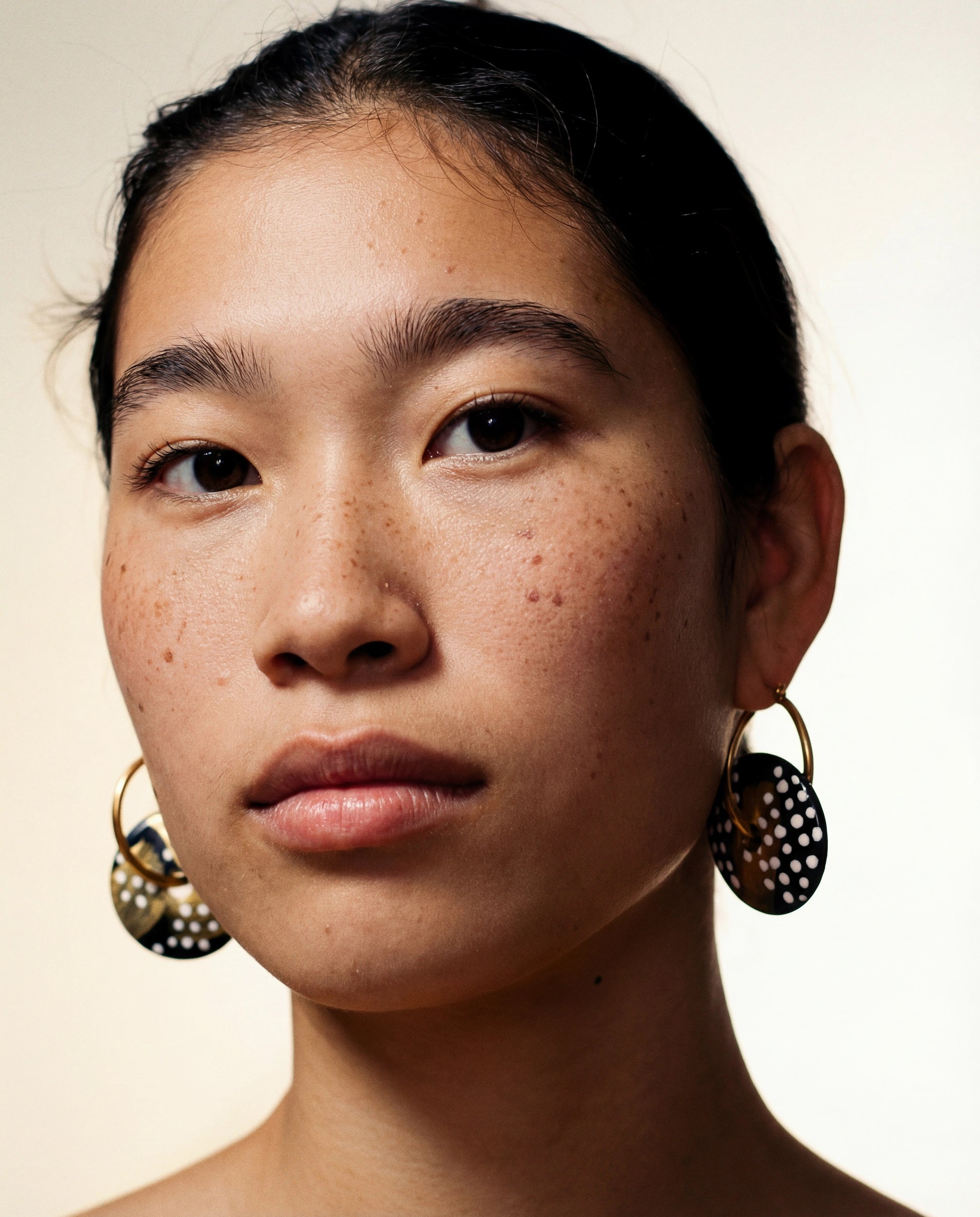 Black Cocktail Wooden Earrings