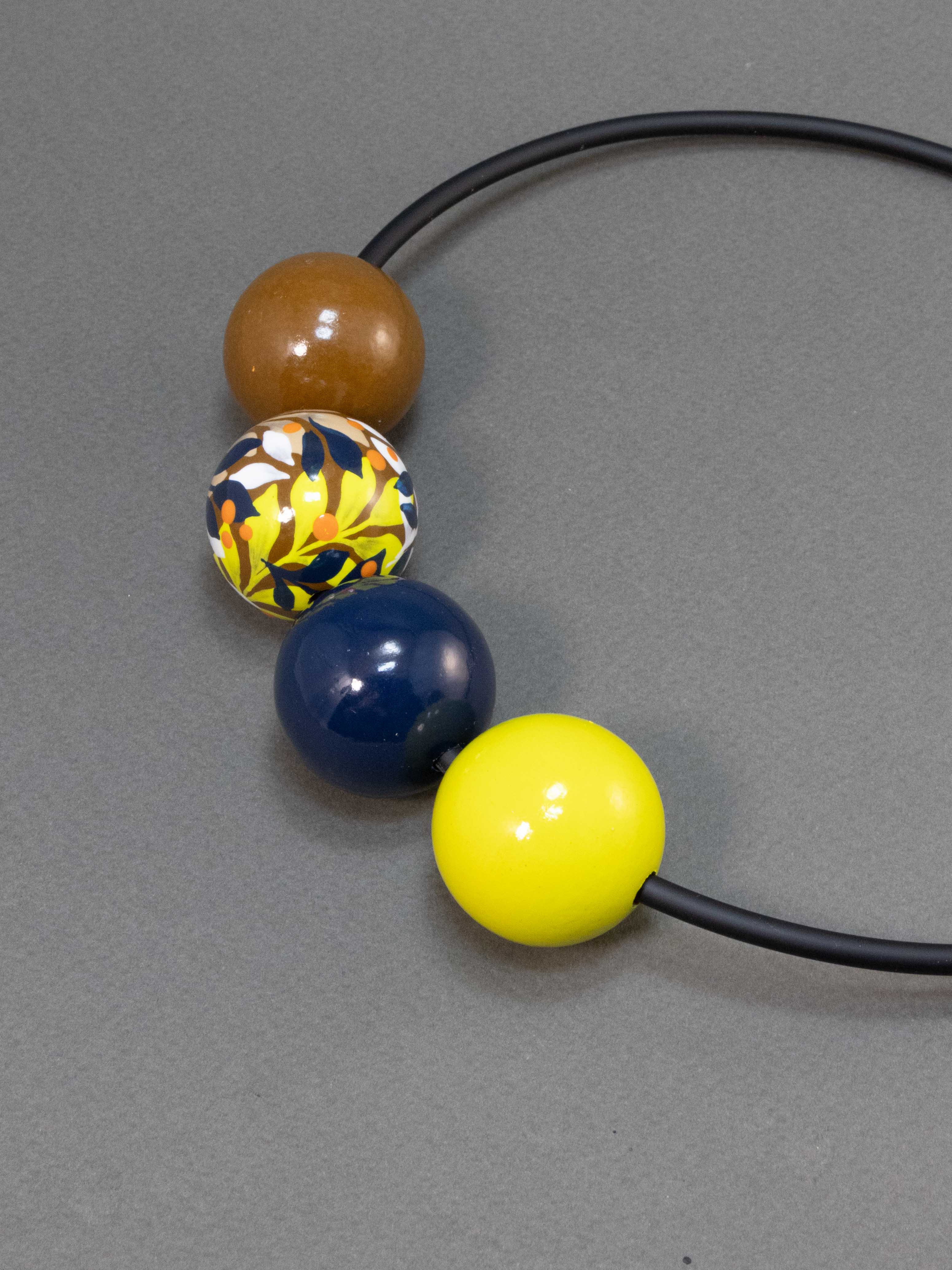 Brown Jungle Wooden Beads Set