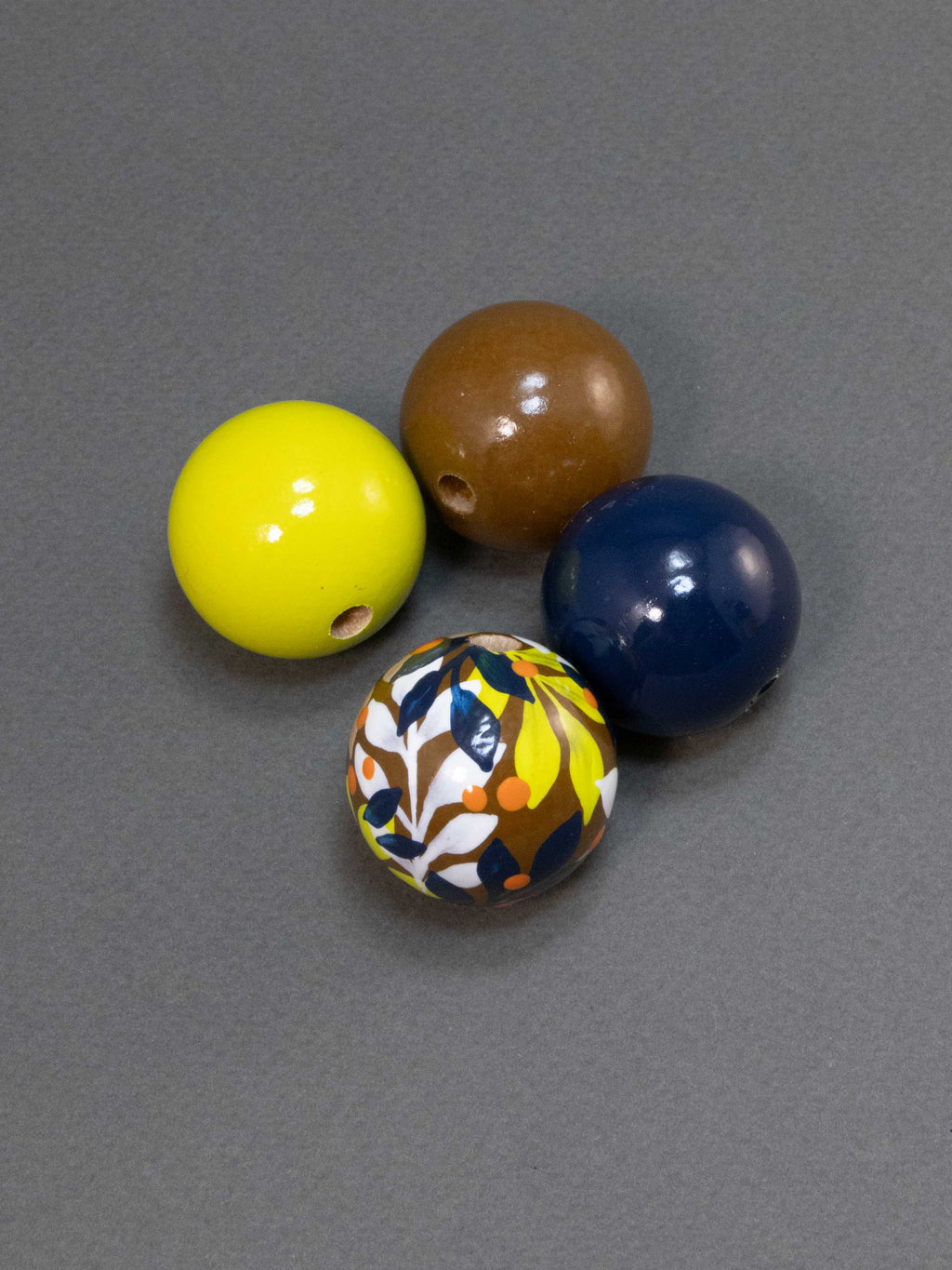 Brown Jungle Wooden Beads Set