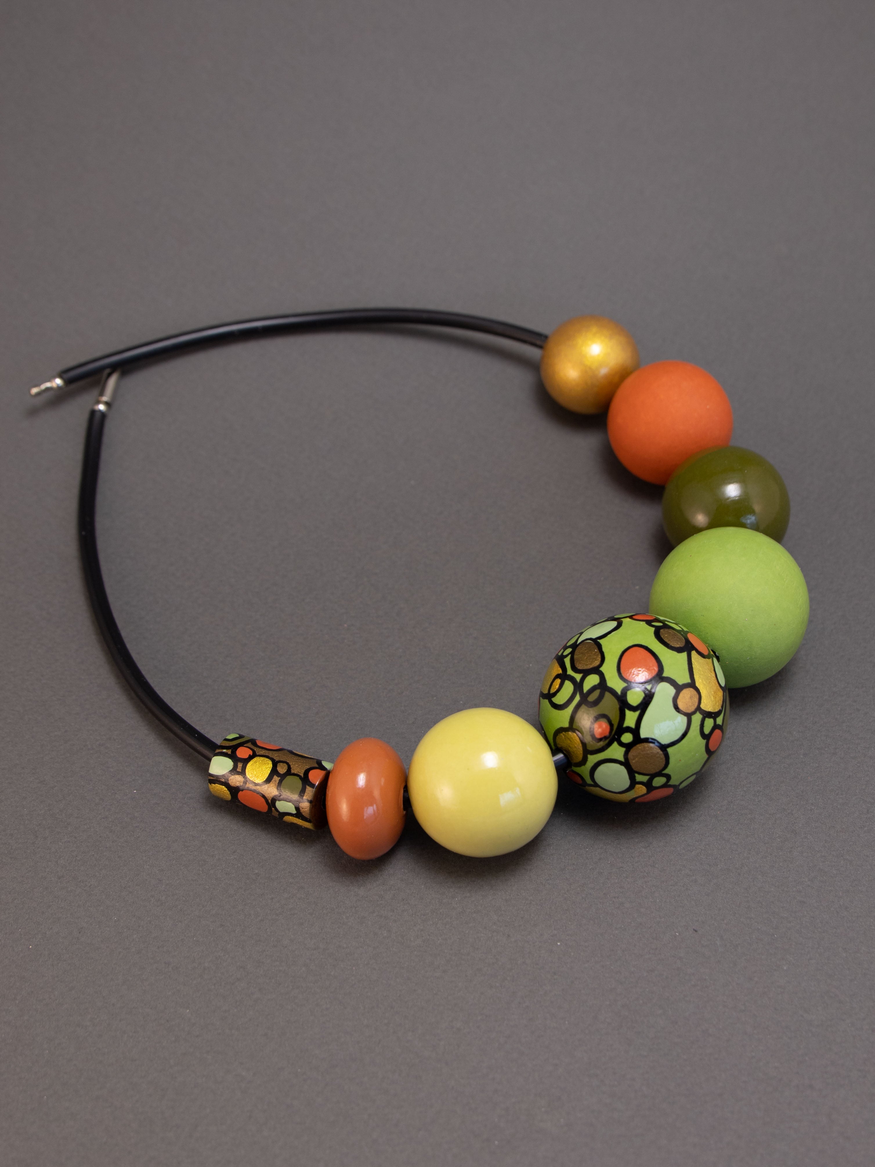 Brown Rapsody Wooden Beads Set