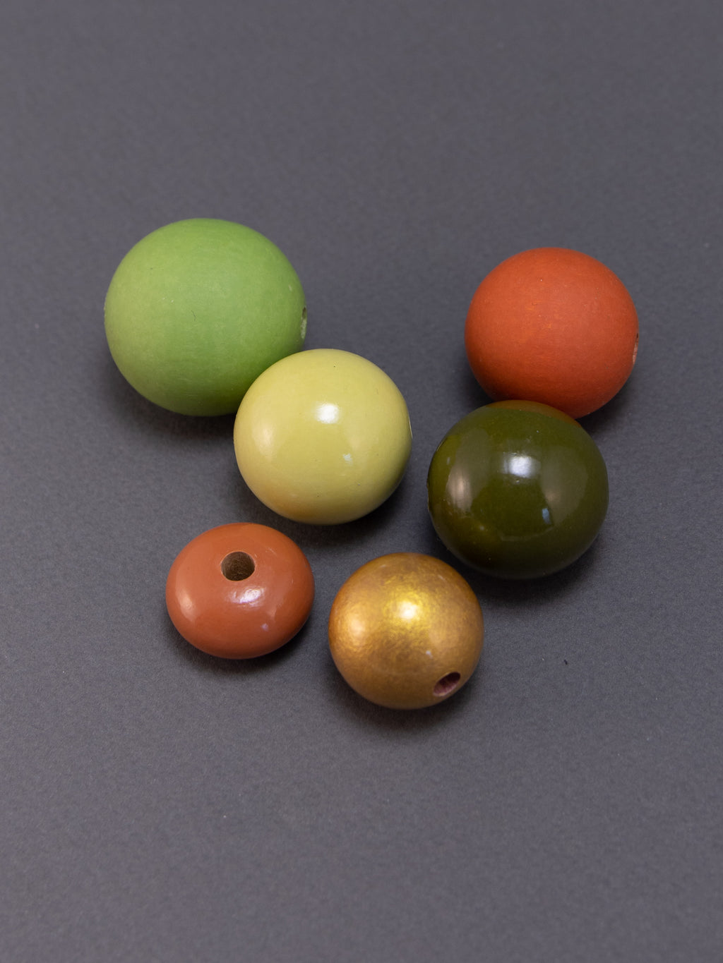 Brown Rapsody Wooden Beads Set