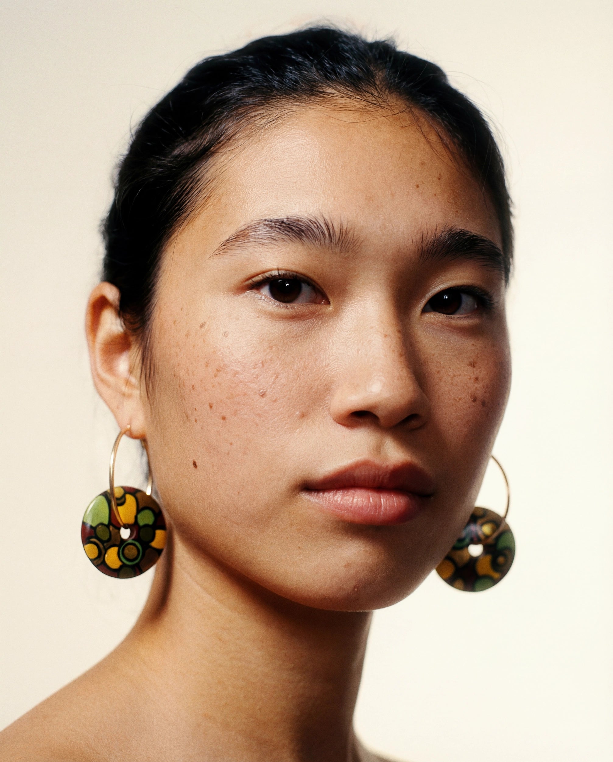 Brown Rapsody Wooden Earrings