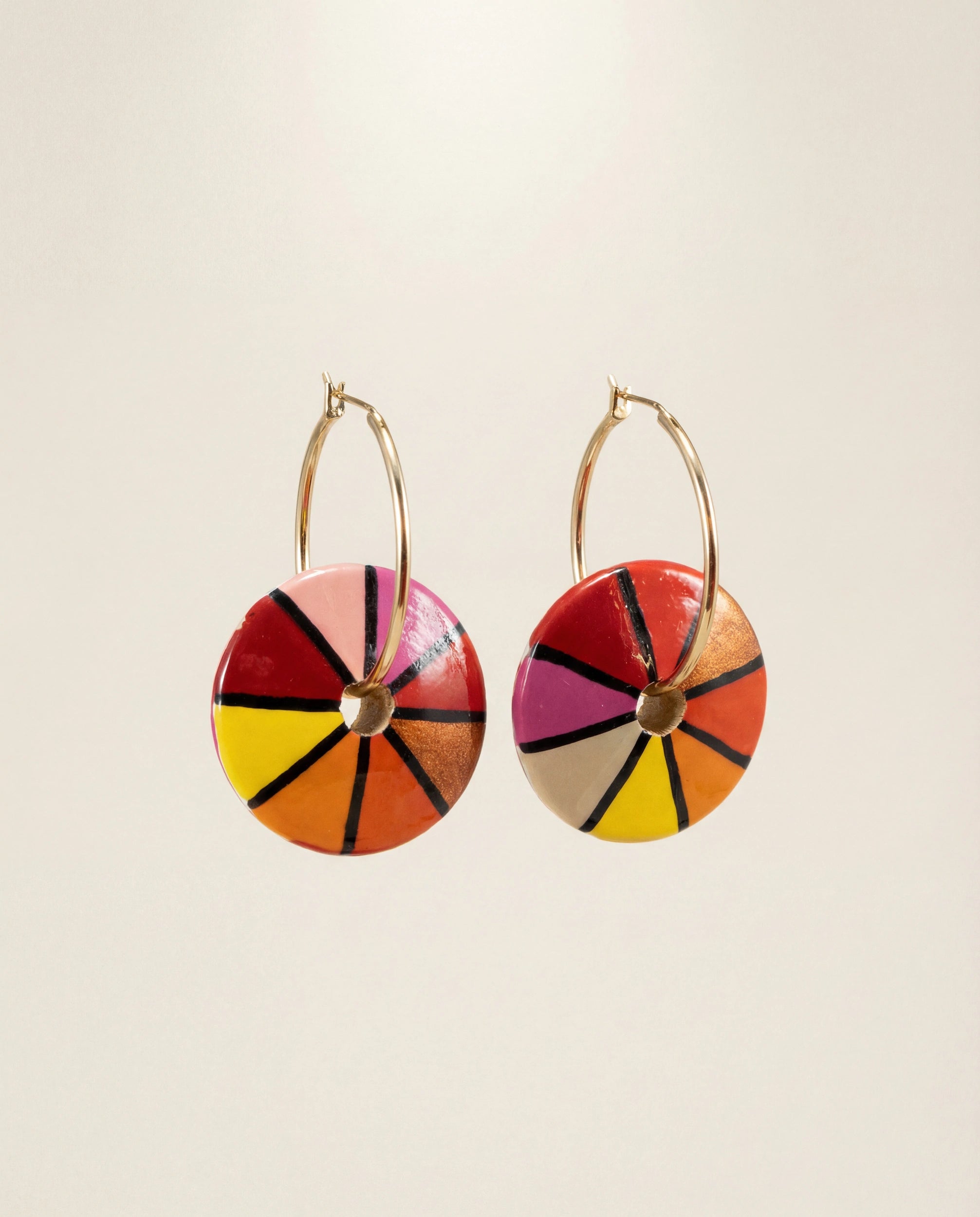 Circus Wooden Earrings