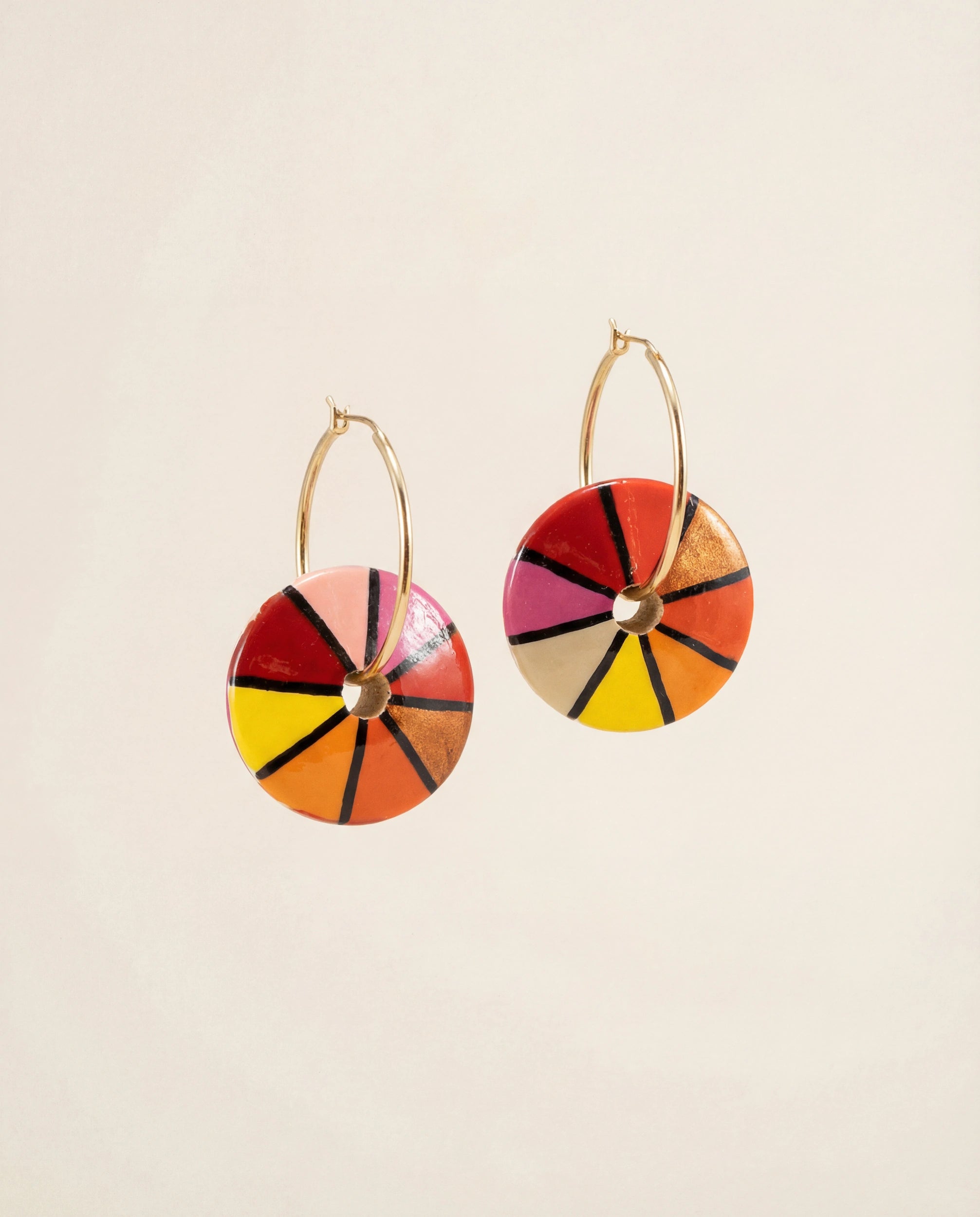 Circus Wooden Earrings