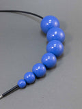 Cold Violet Wooden Bead