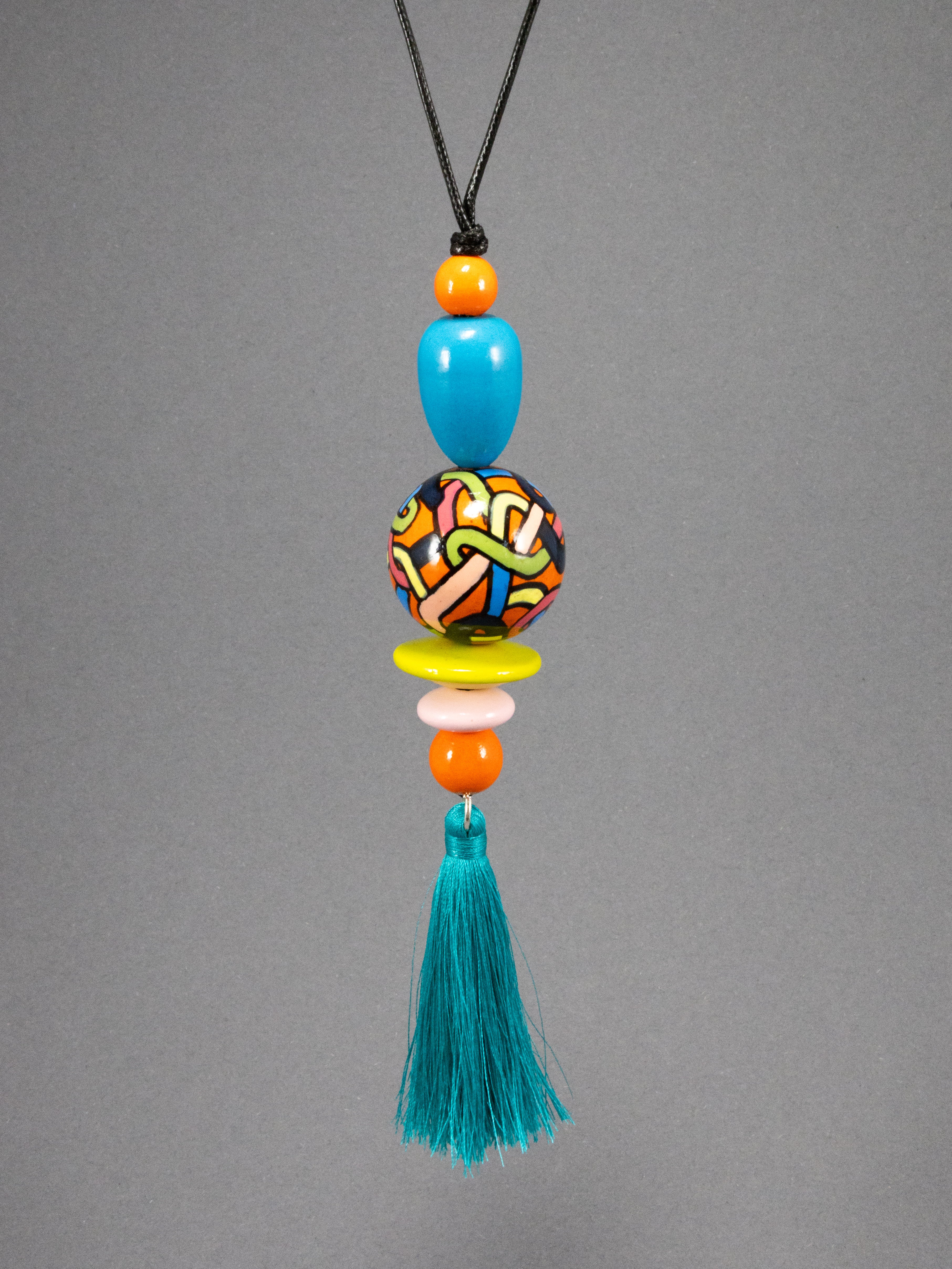 Colorful Atlantida Beaded Pendant