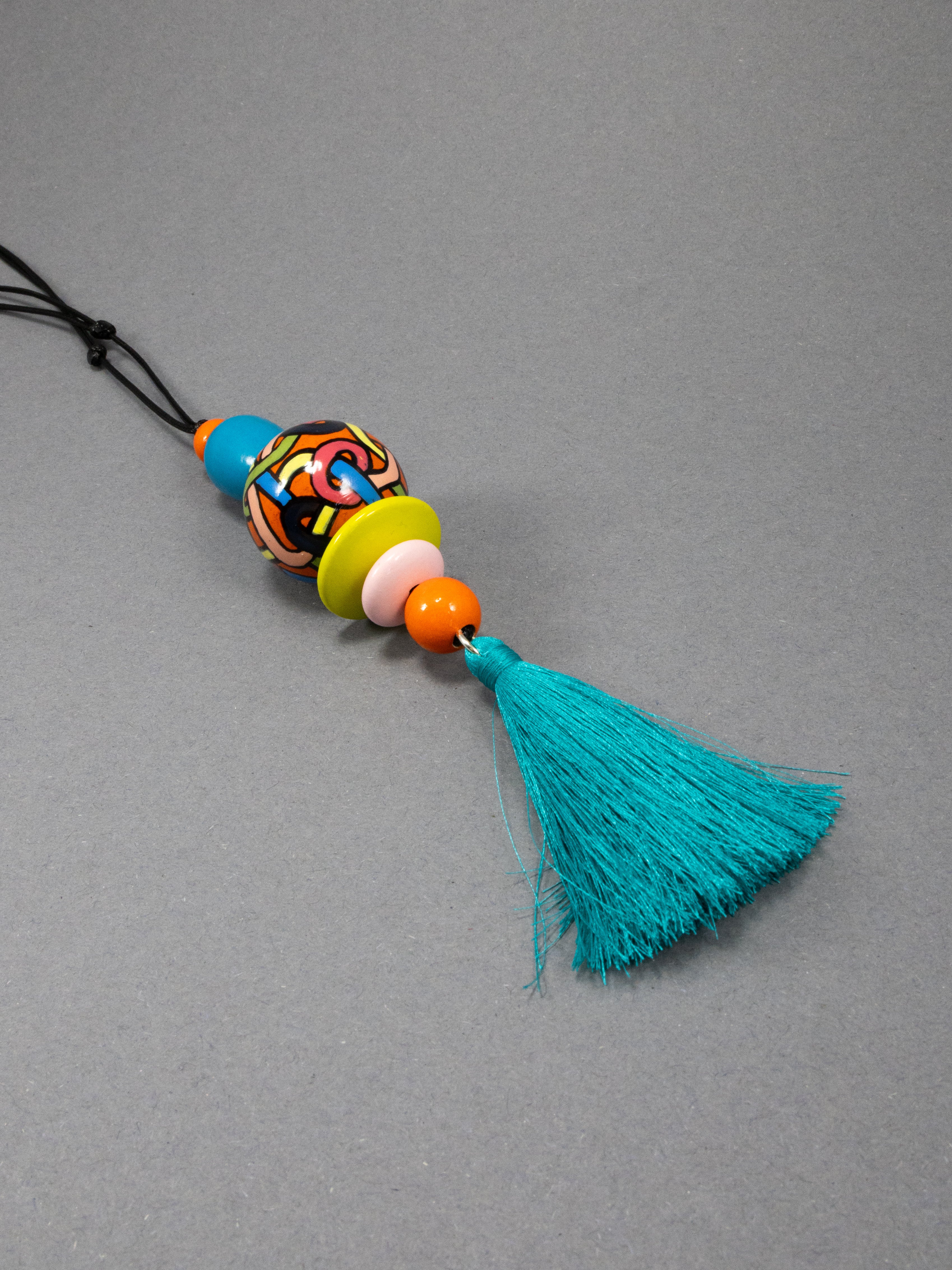 Colorful Atlantida Beaded Pendant