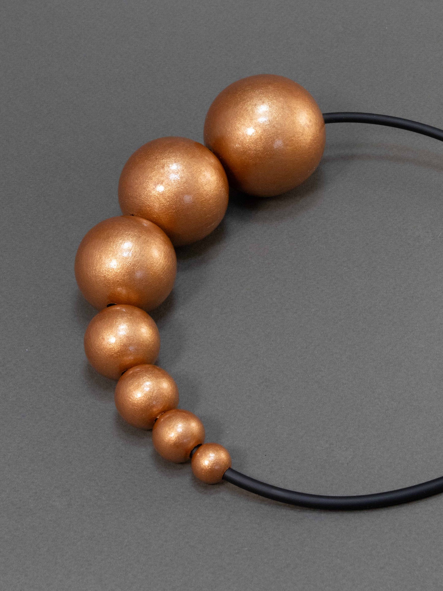 Copper Wooden Bead