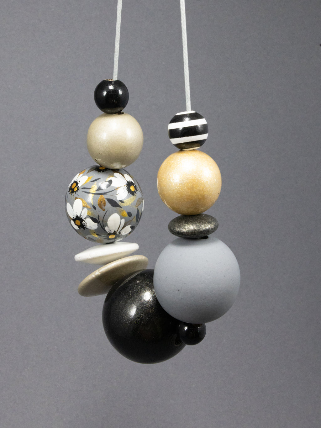 Daria Wooden Beads Necklace