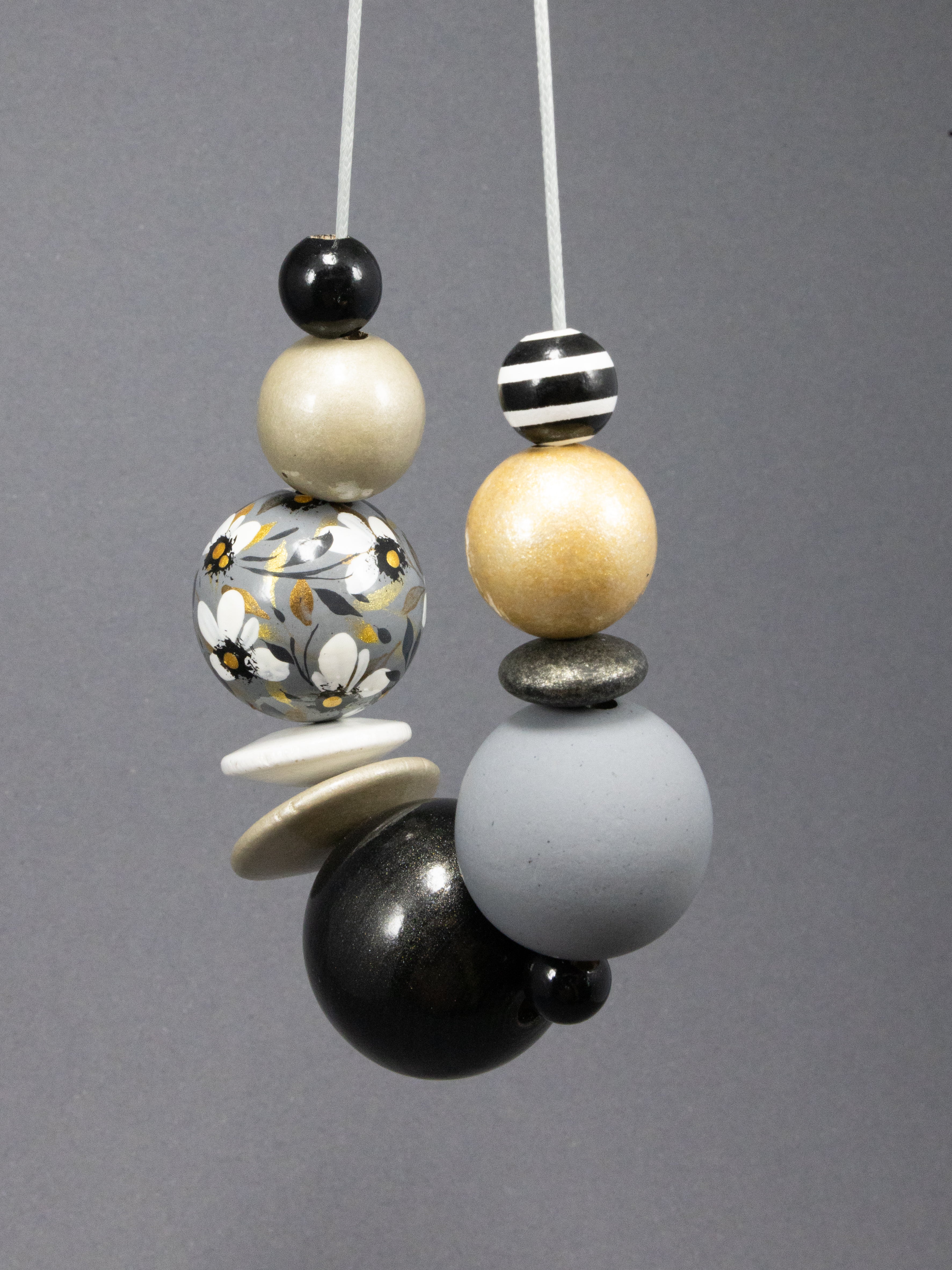 Daria Wooden Beads Necklace