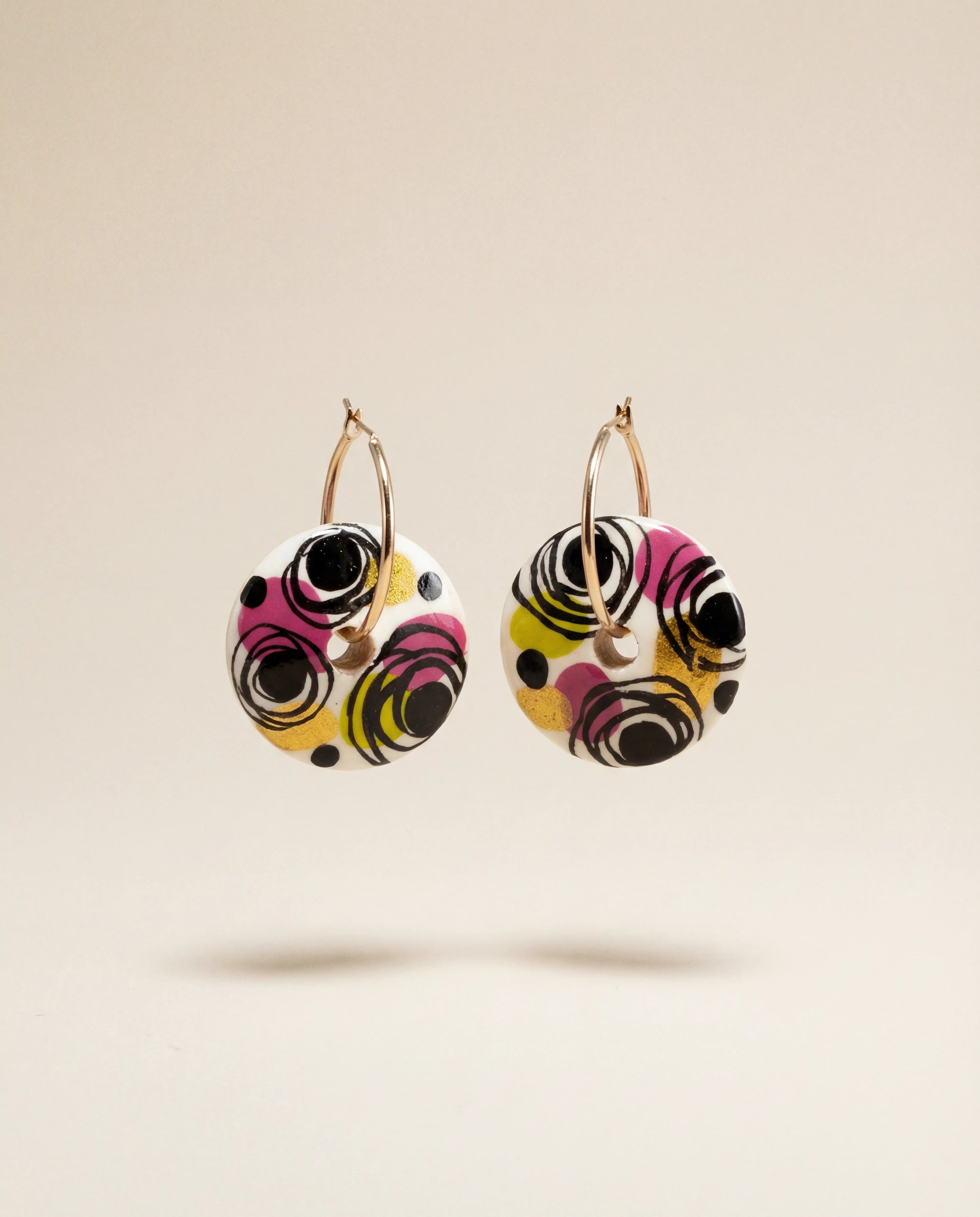 Disco Wooden Earrings