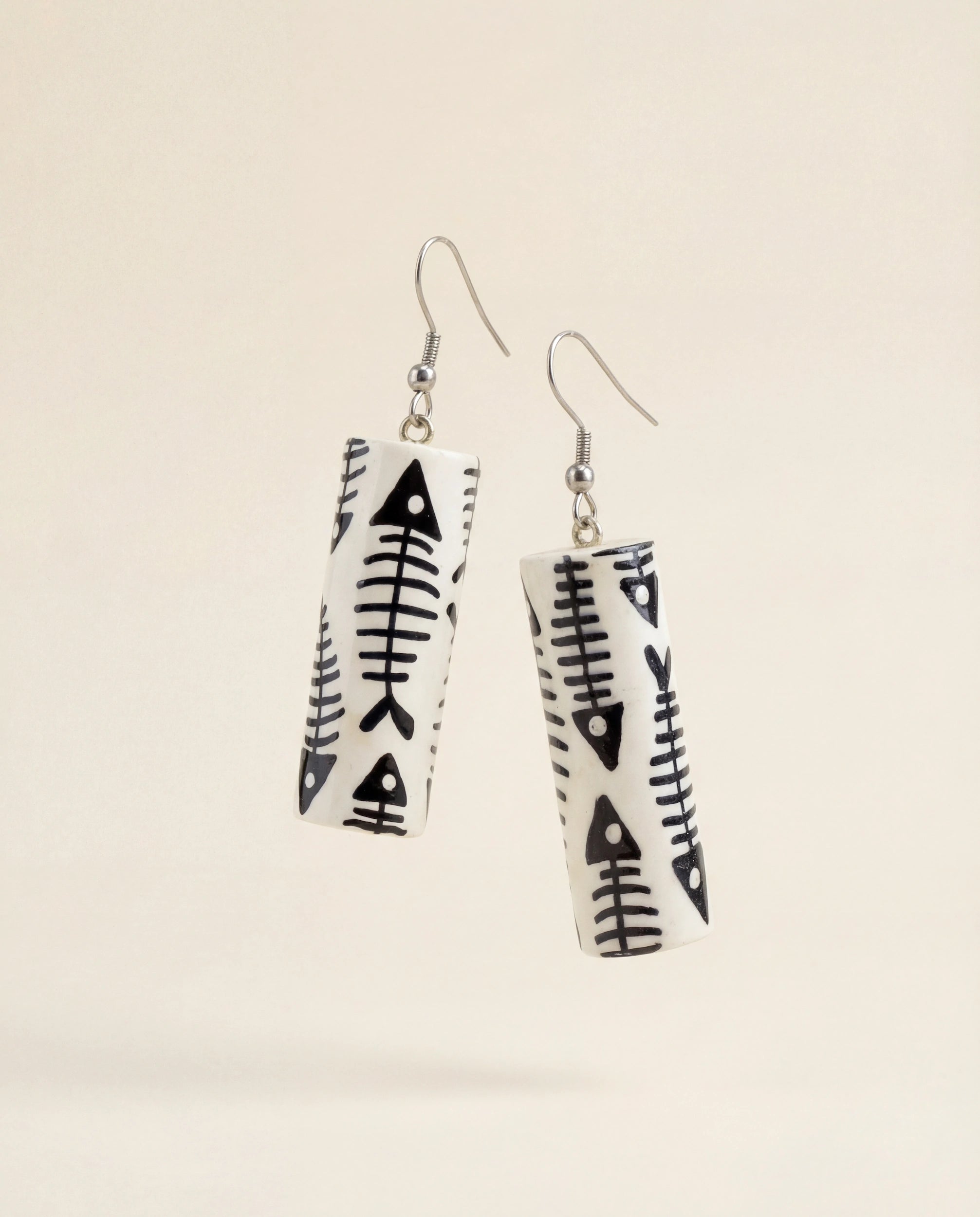 Fish Wooden Earrings