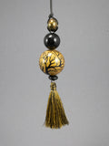 Golden Tree Beaded Pendant