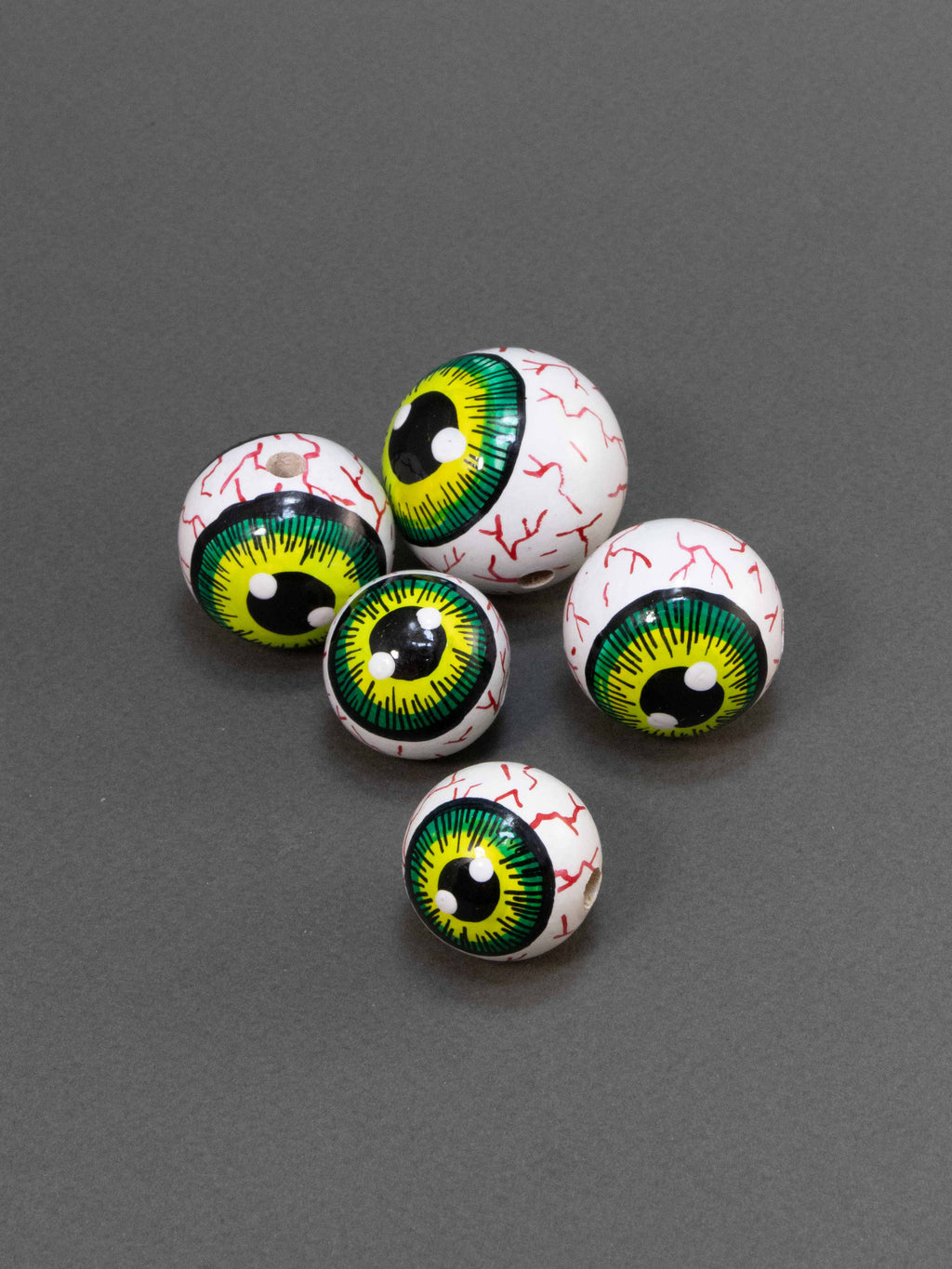 Halloween Eye Wooden Bead