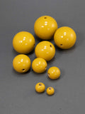 Honey Yellow Wooden Bead