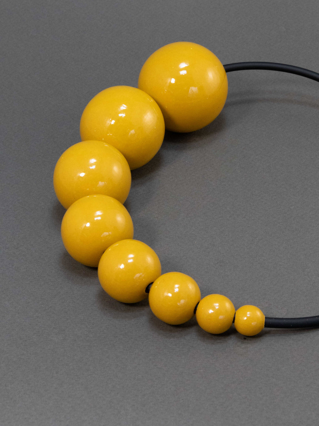 Honey Yellow Wooden Bead
