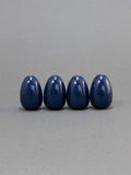 Indigo Wooden Bead in Drop Shape