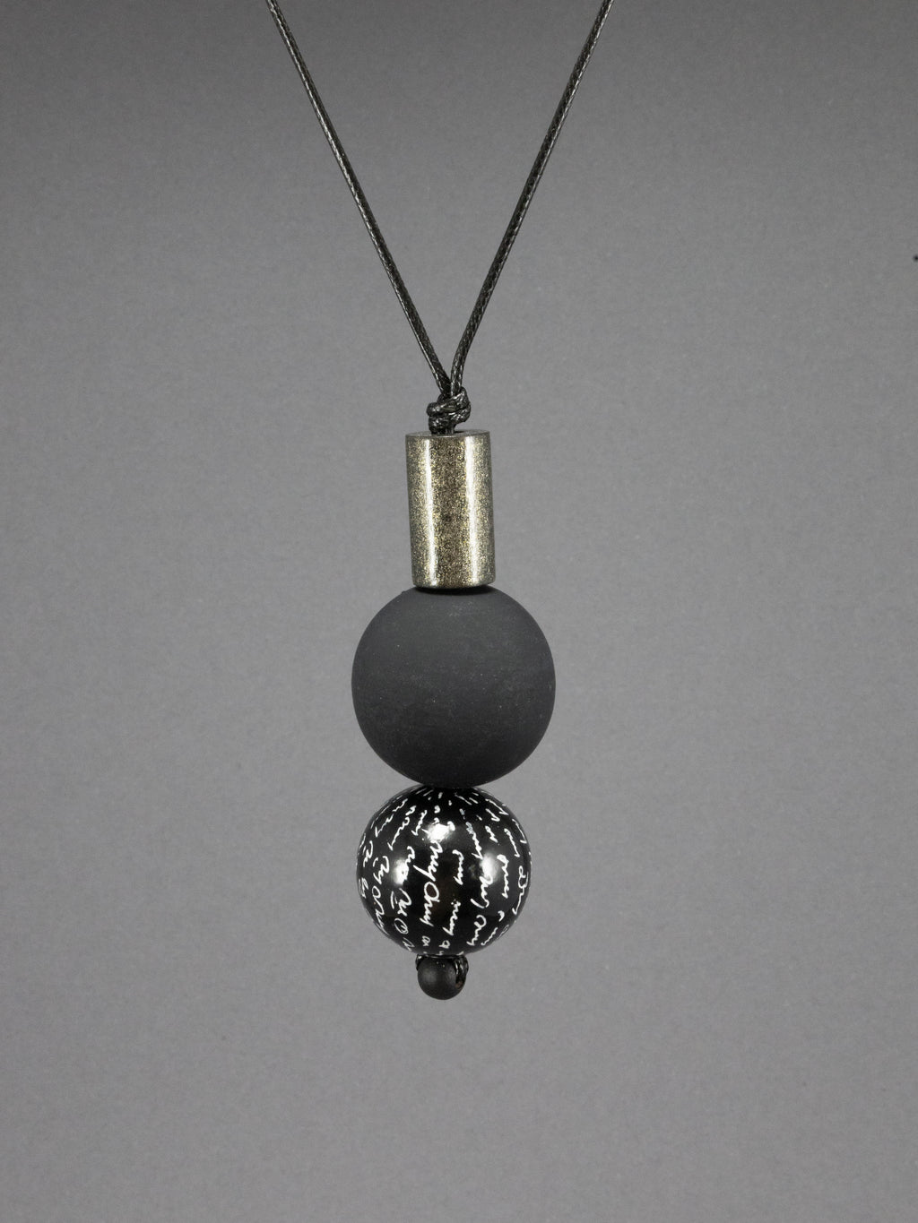 Letters Beaded Pendant