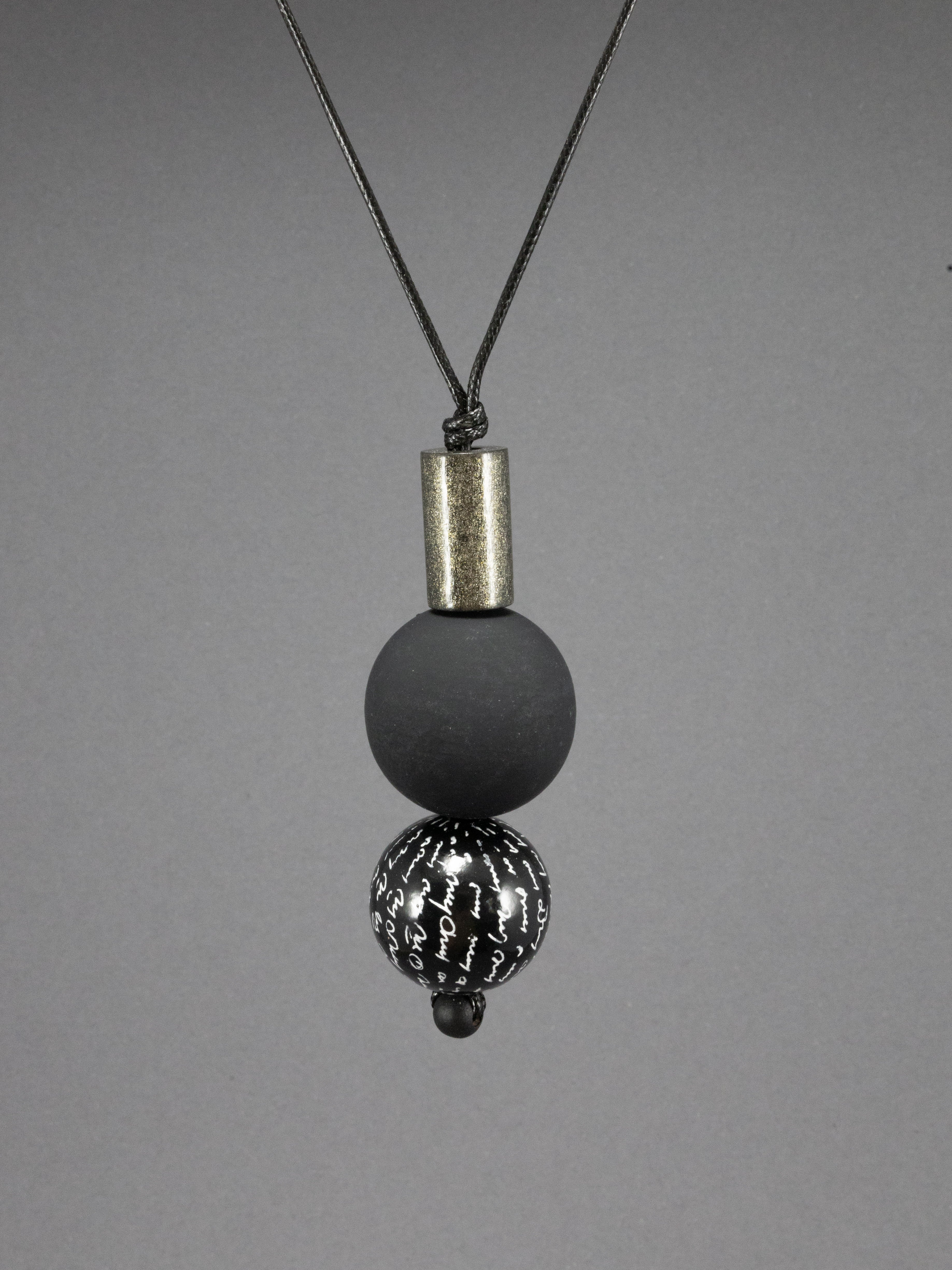 Letters Beaded Pendant