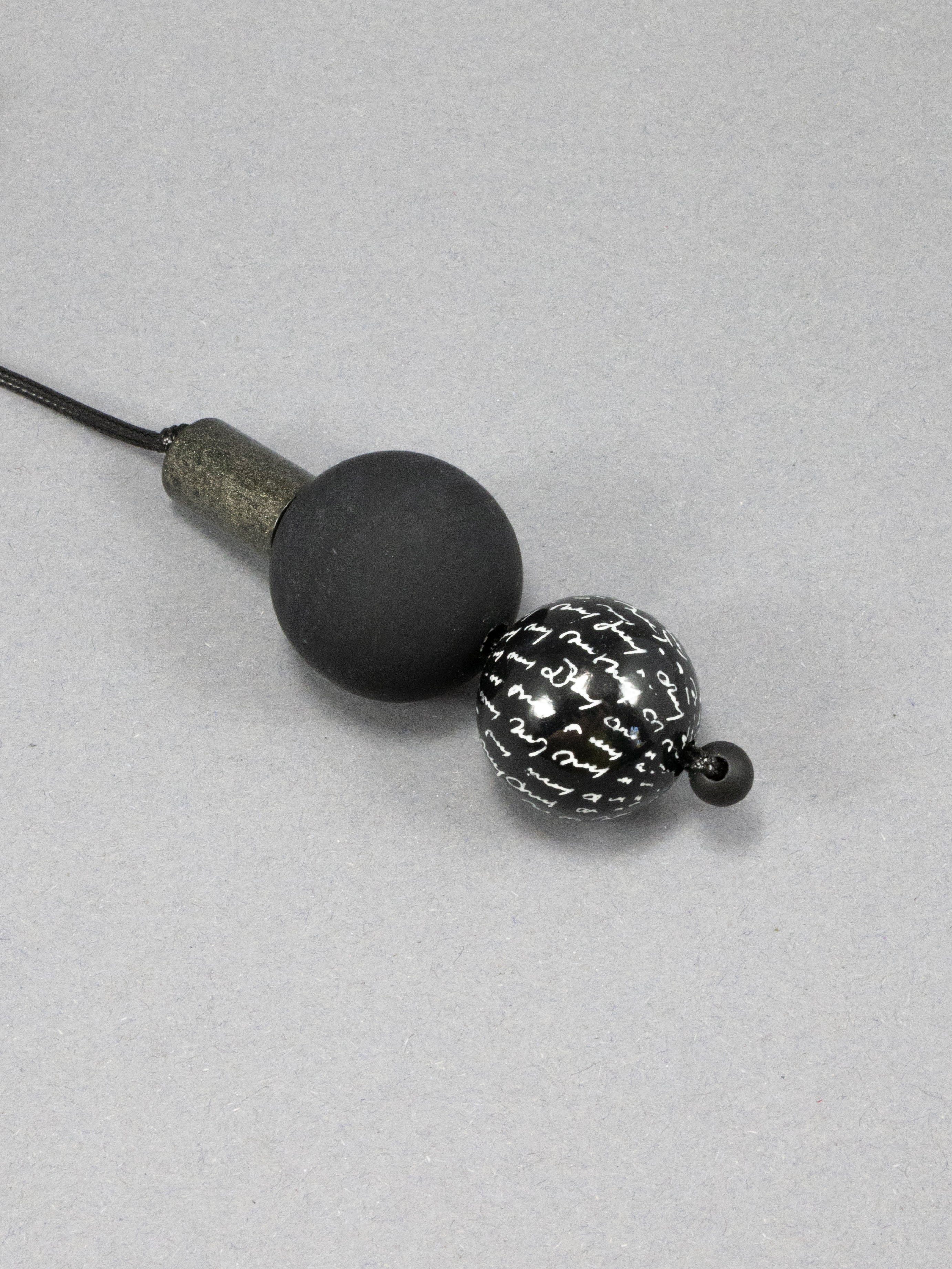 Letters Beaded Pendant