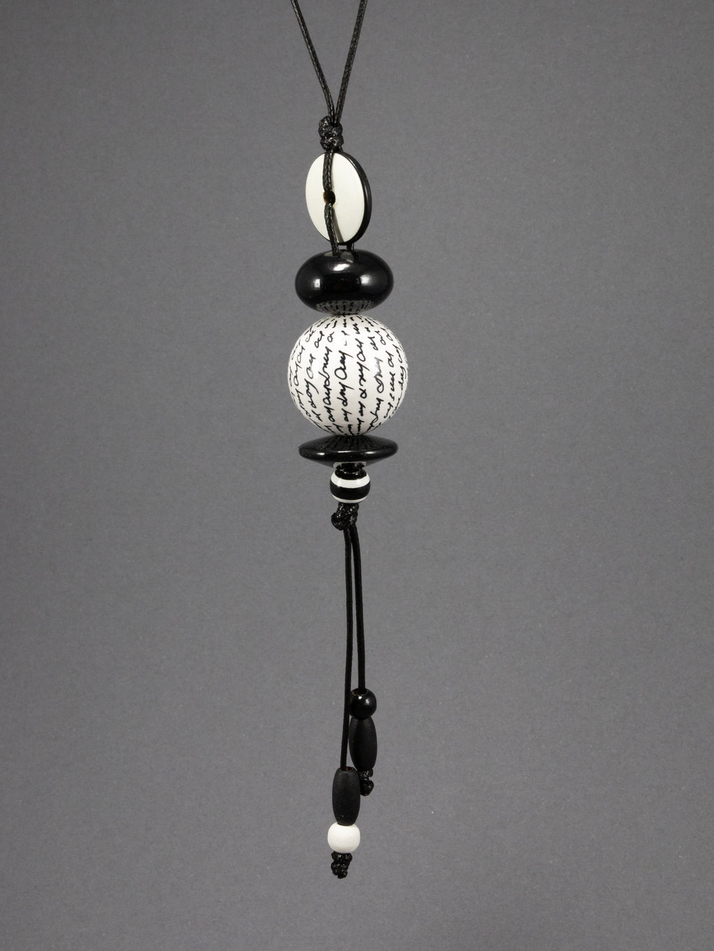 Letters Beaded Pendant 2