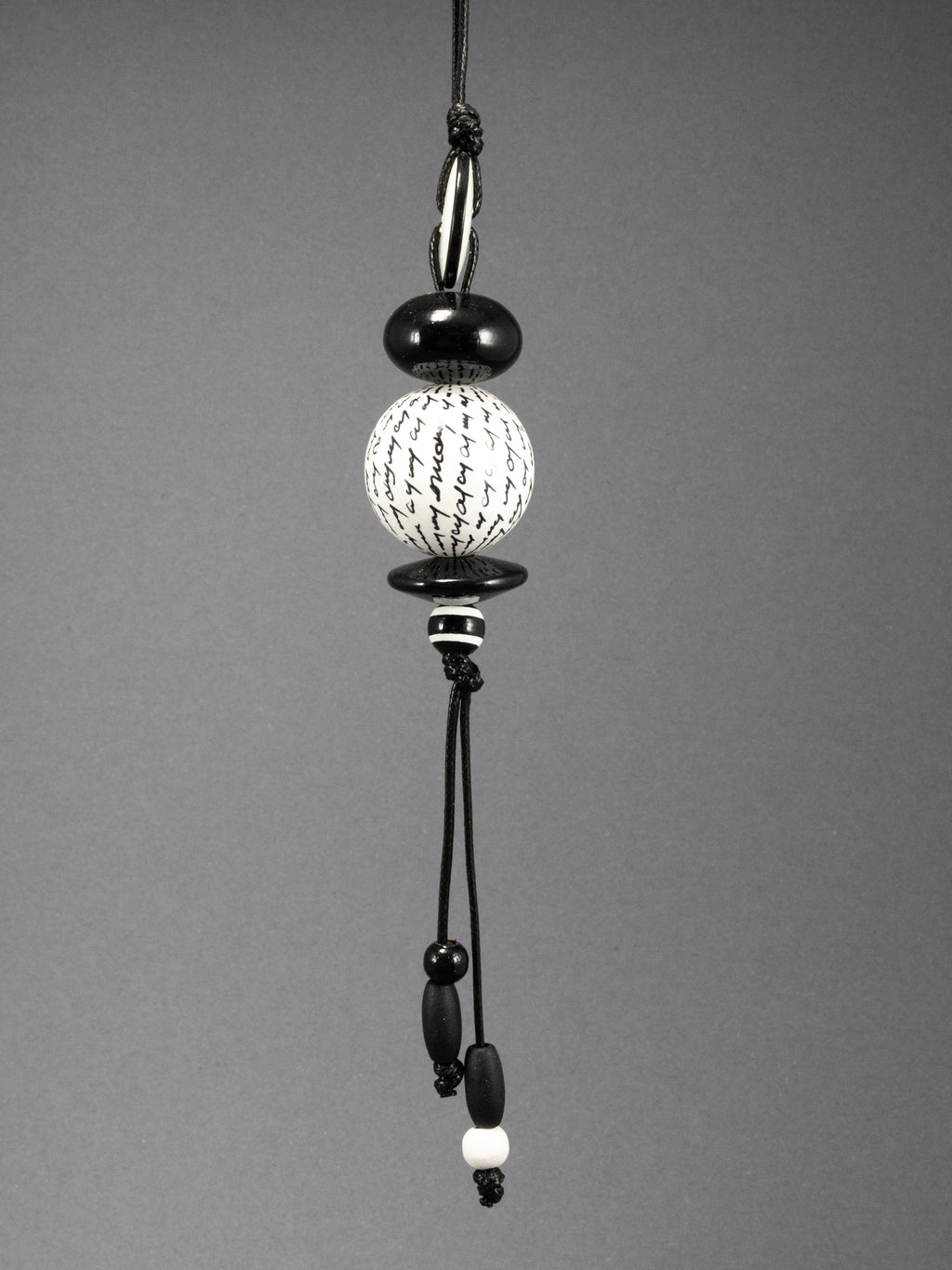 Letters Beaded Pendant 2