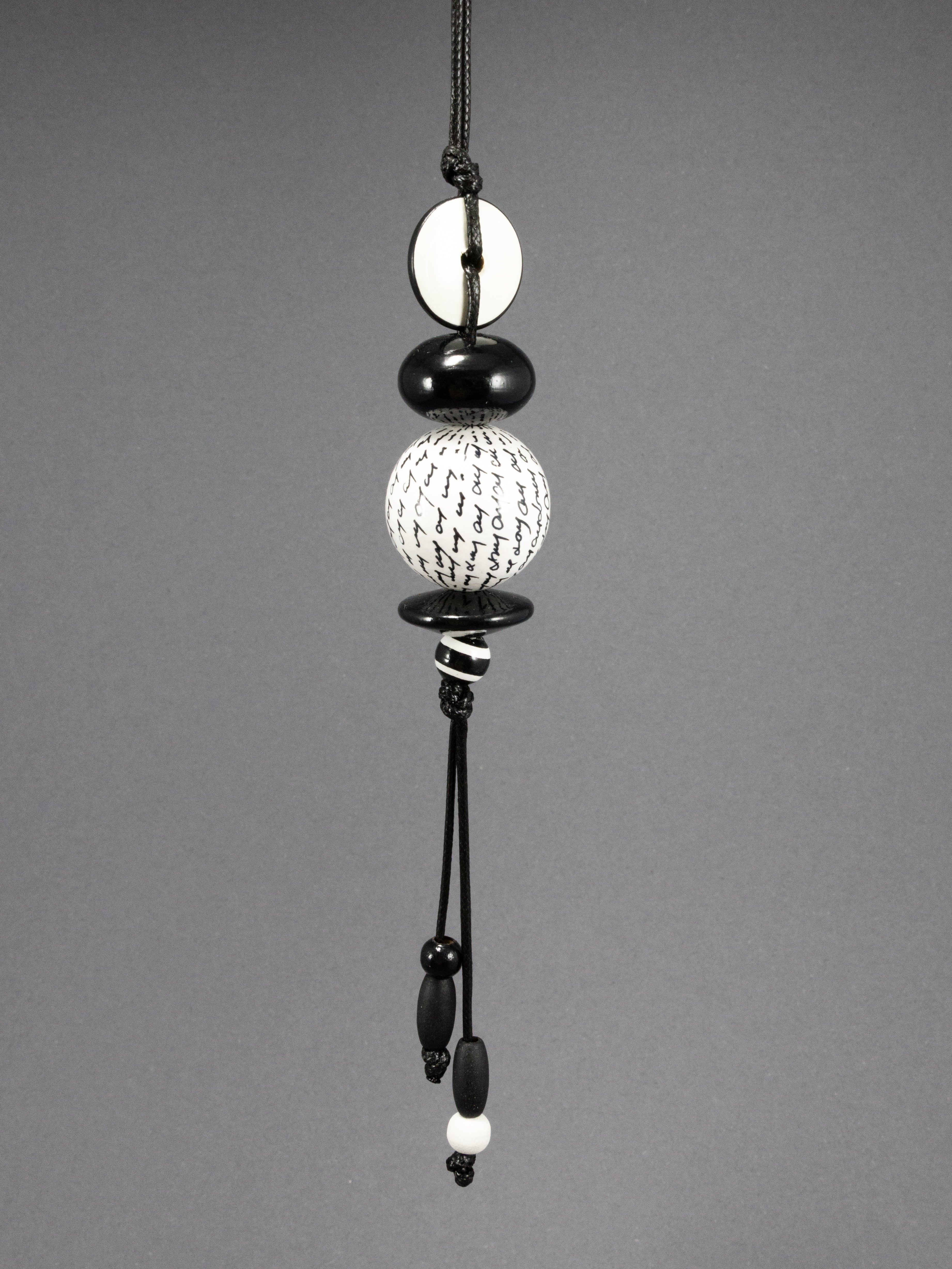 Letters Beaded Pendant 2