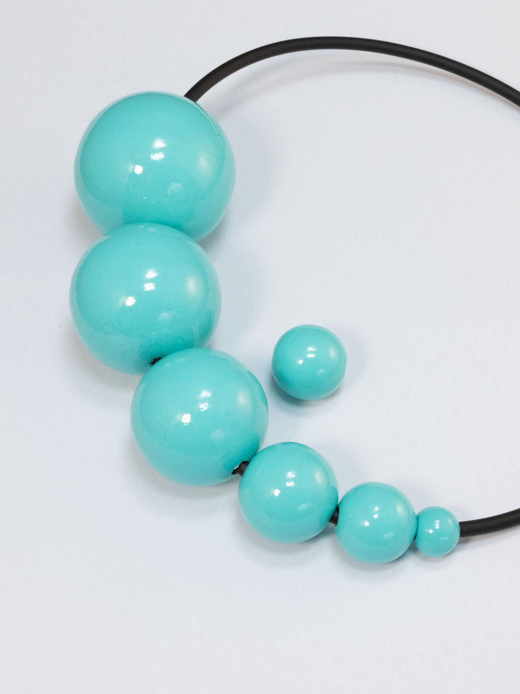 Light Turquoise Wooden Bead