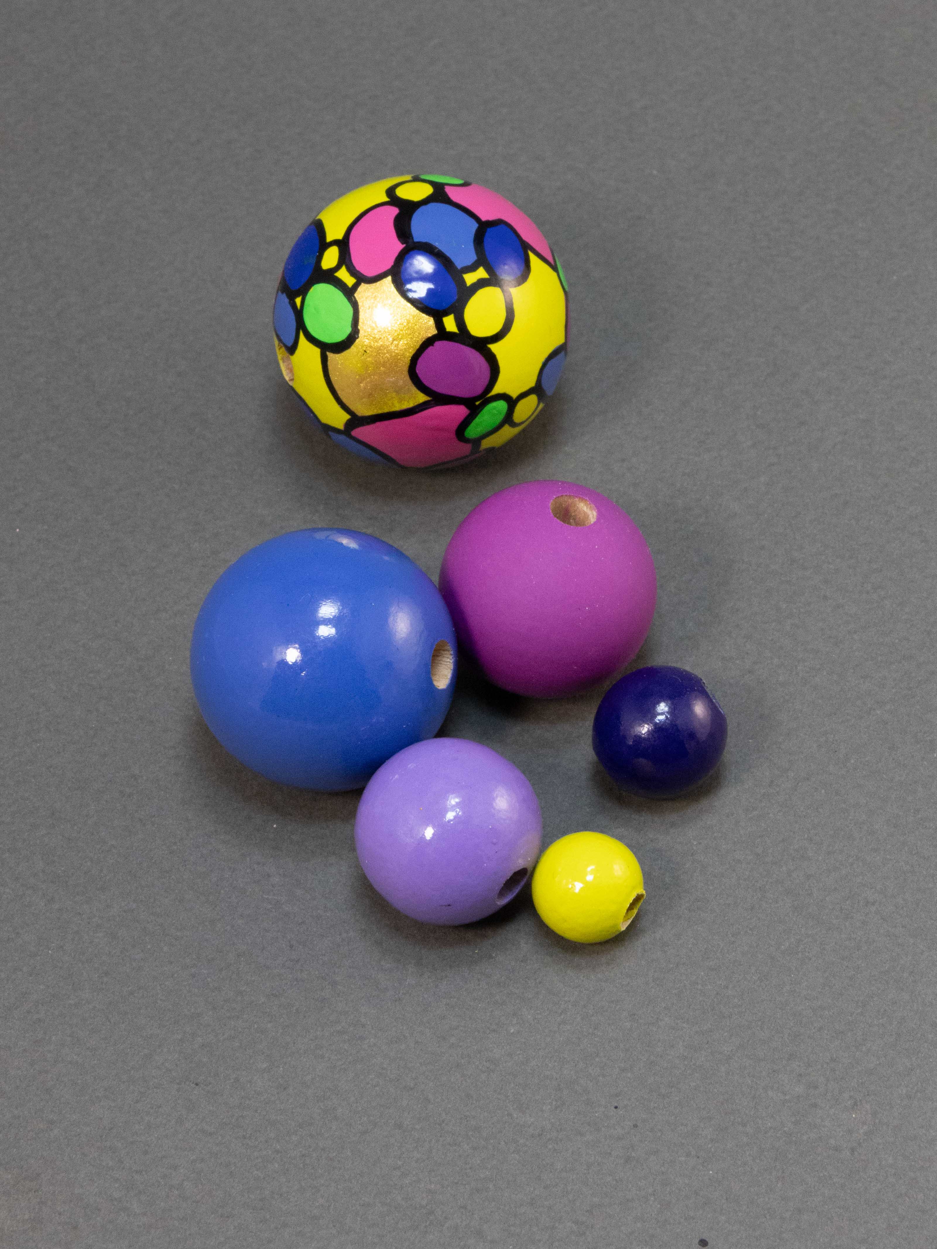 Lime Rapsody Wooden Beads Set